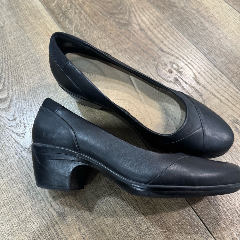 Clarks Black Heels